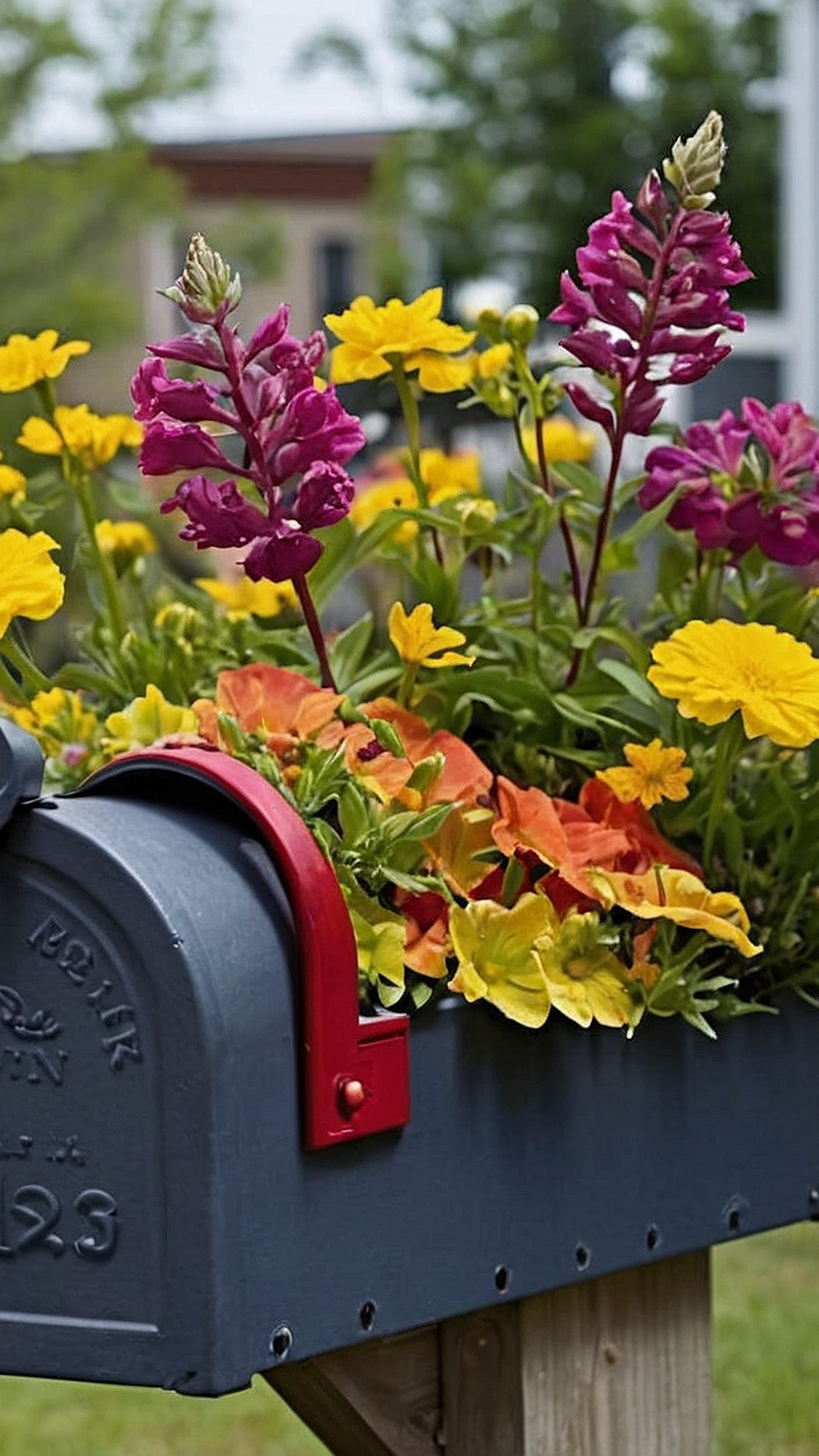 Enchanting Mailbox Flower Beds