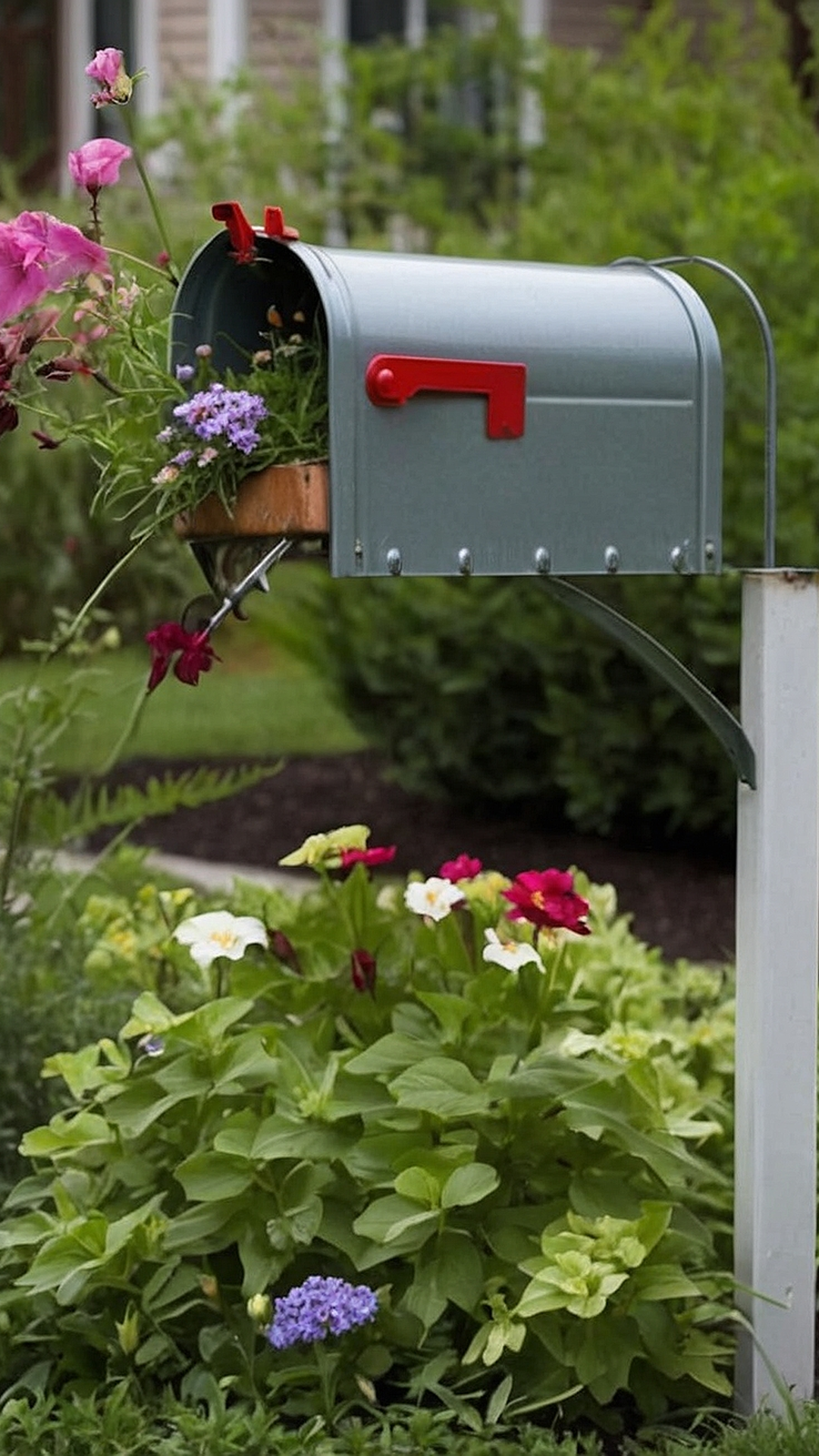 Expressive Floral Mailbox Designs