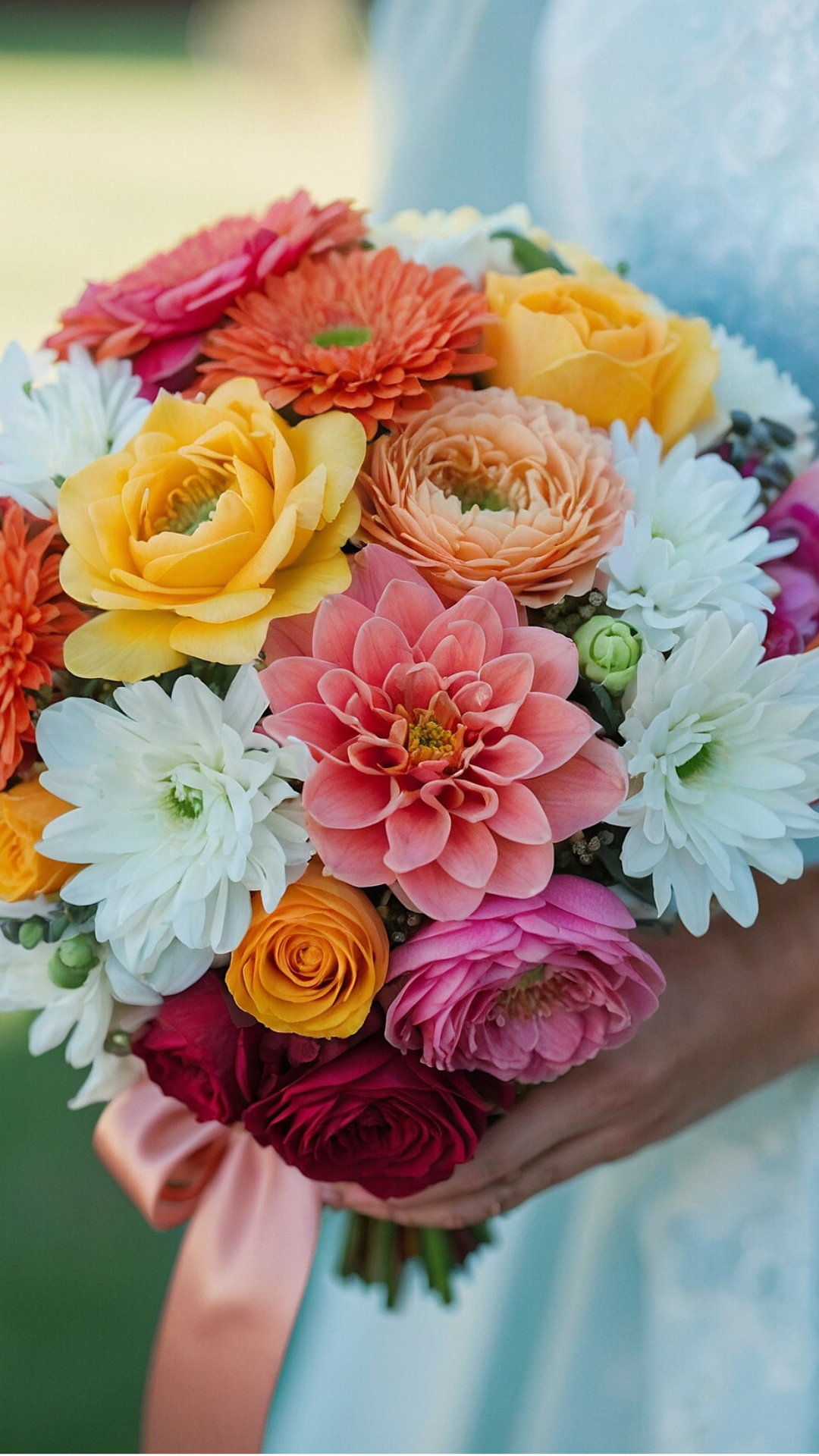 Ravishing Hand-Tied Flower Bouquet Styles for Prom 