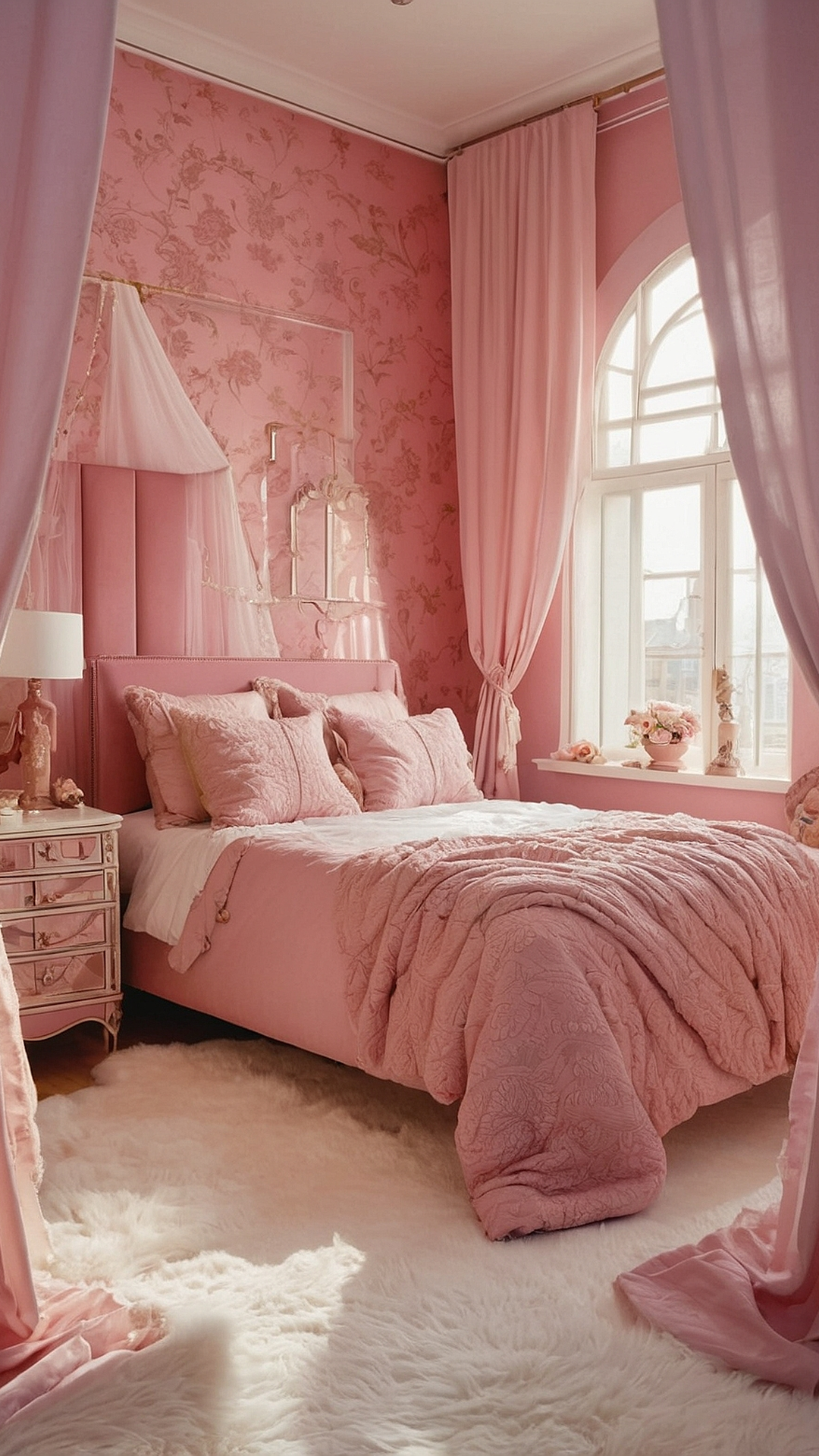<p>Pink has the power to transform a space from mundane to magical. Soft blush tones paired with elegant accents in a bedroom can create a truly sophisticated ambiance. Imagine waking up to a room that feels like a luxurious escape, where the delicate pink hues dance with the natural light, casting a serene glow over every corner. Incorporating touches of gold or silver can add a touch of glam to the chic pink palette, elevating the overall elegance of the space. With plush textures like velvet throws and satin cushions, and perhaps a statement chandelier hanging overhead, the room becomes a sanctuary of style and comfort.</p><p>Stepping into a bedroom designed with a pink chic theme evokes a sense of modern romance and timeless beauty. The combination of sleek lines with plush fabrics in shades of pink can create a space that is both fashion-forward and cozy. Picture a canopy bed draped in soft pink curtains, complemented by a fluffy rug underfoot that invites you to sink right in. Mixing patterns like stripes or florals in coordinating shades of pink can add depth and visual interest without overwhelming the space. Complete the look with a gallery wall of art prints in gilded frames and some fresh blooms in a delicate vase, and you have a bedroom that exudes elegance and charm.</p>