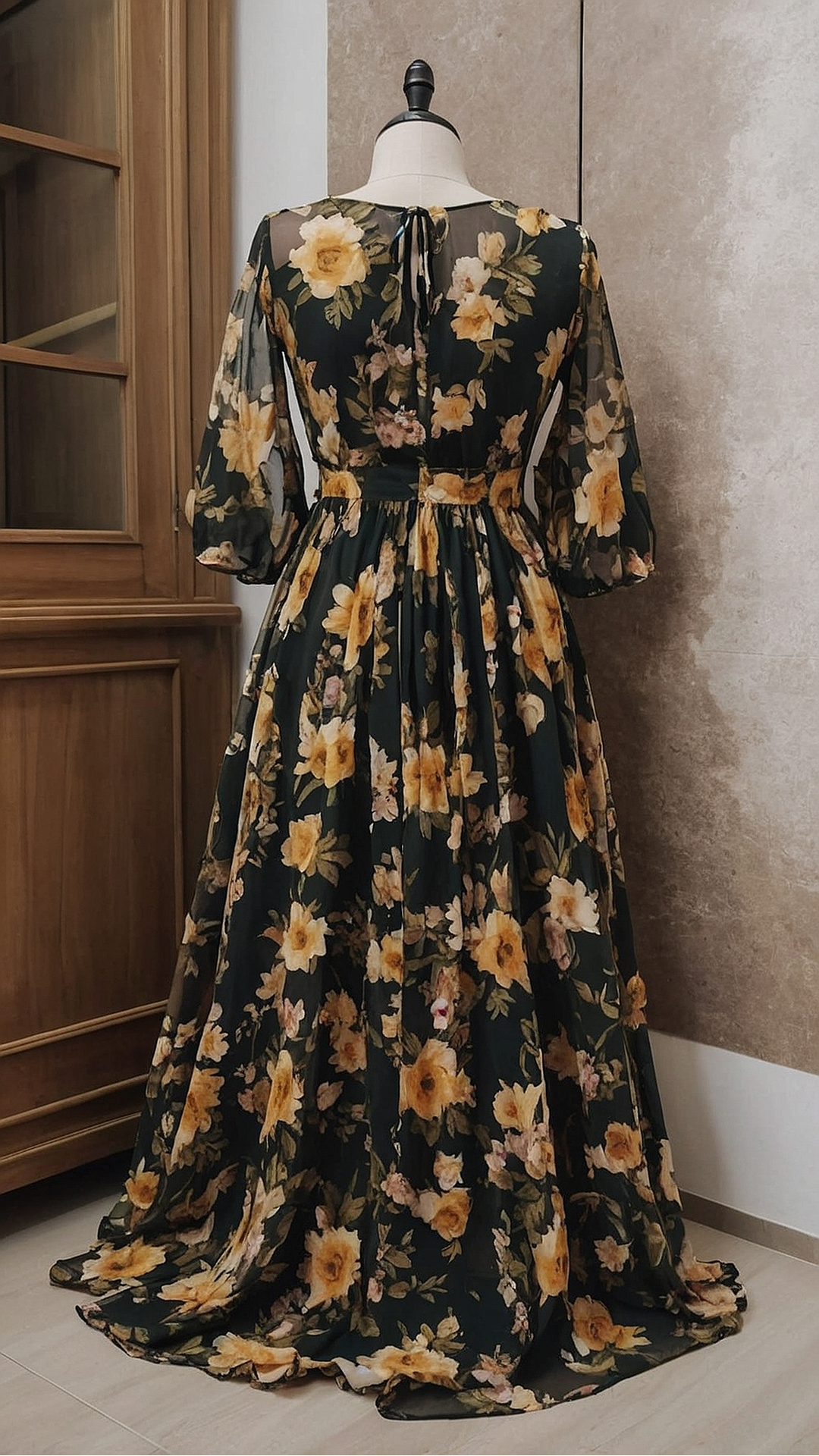 Effortlessly Elegant: Floral Maxi Dress Showcases