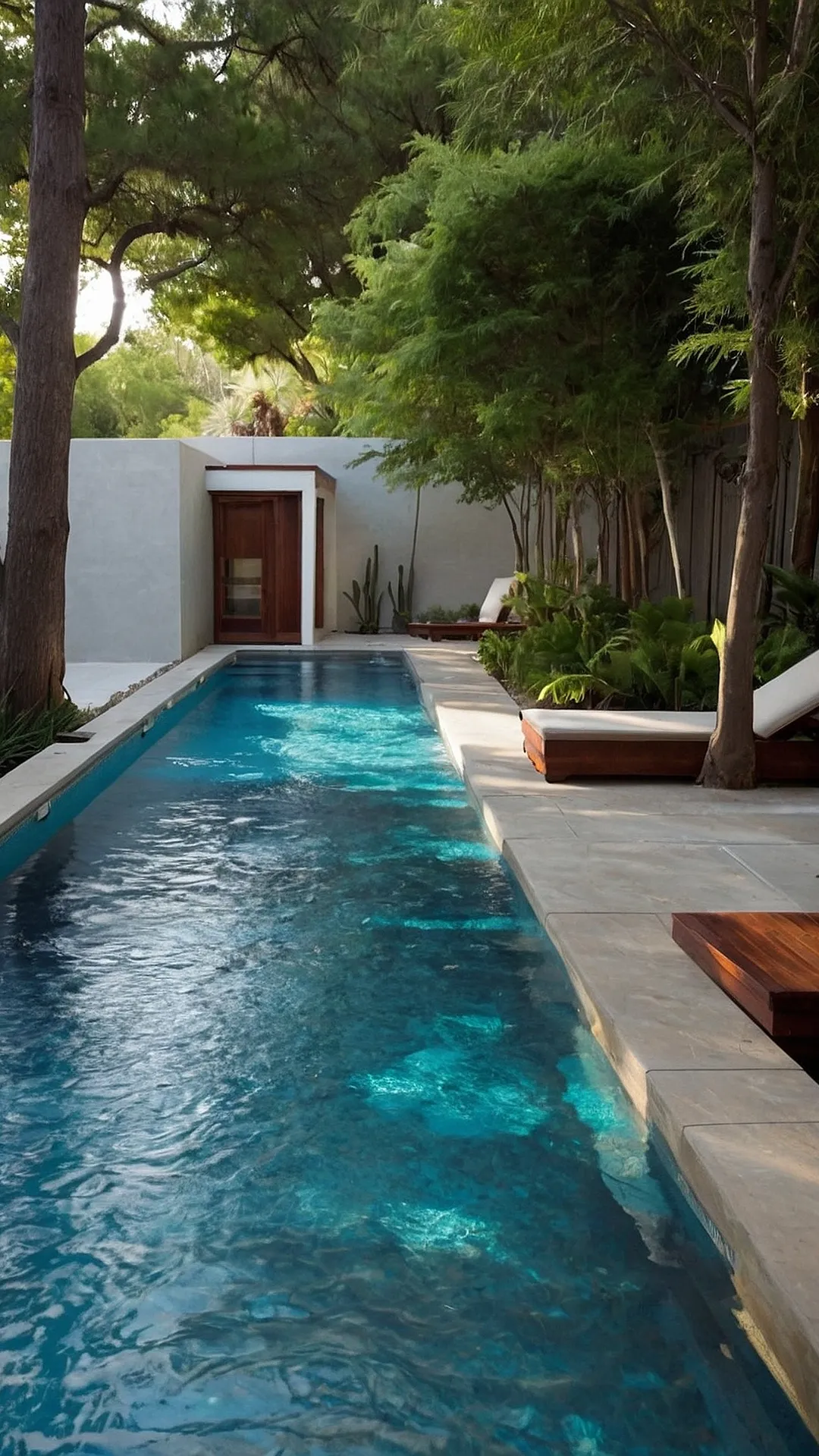 Tranquil Tidewaters: Small Inground Pool Landscaping Ideas