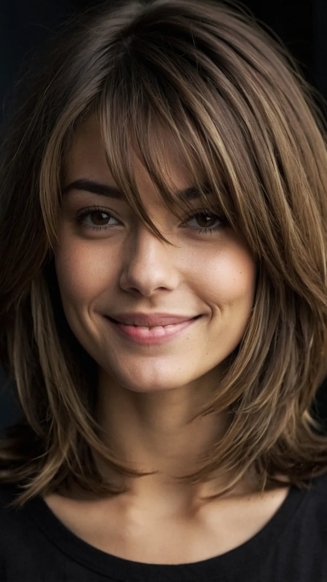 Layered Charm: Shoulder-Length Haircuts Inspiration