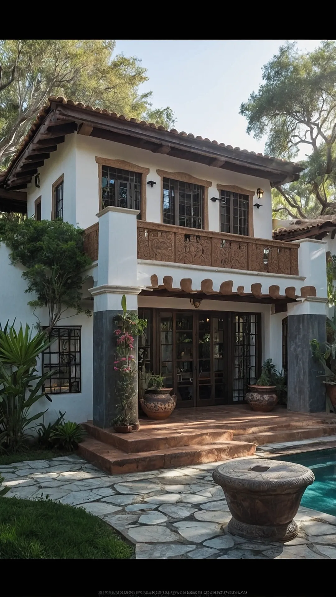 Colonial Comfort: Hacienda Home Exteriors