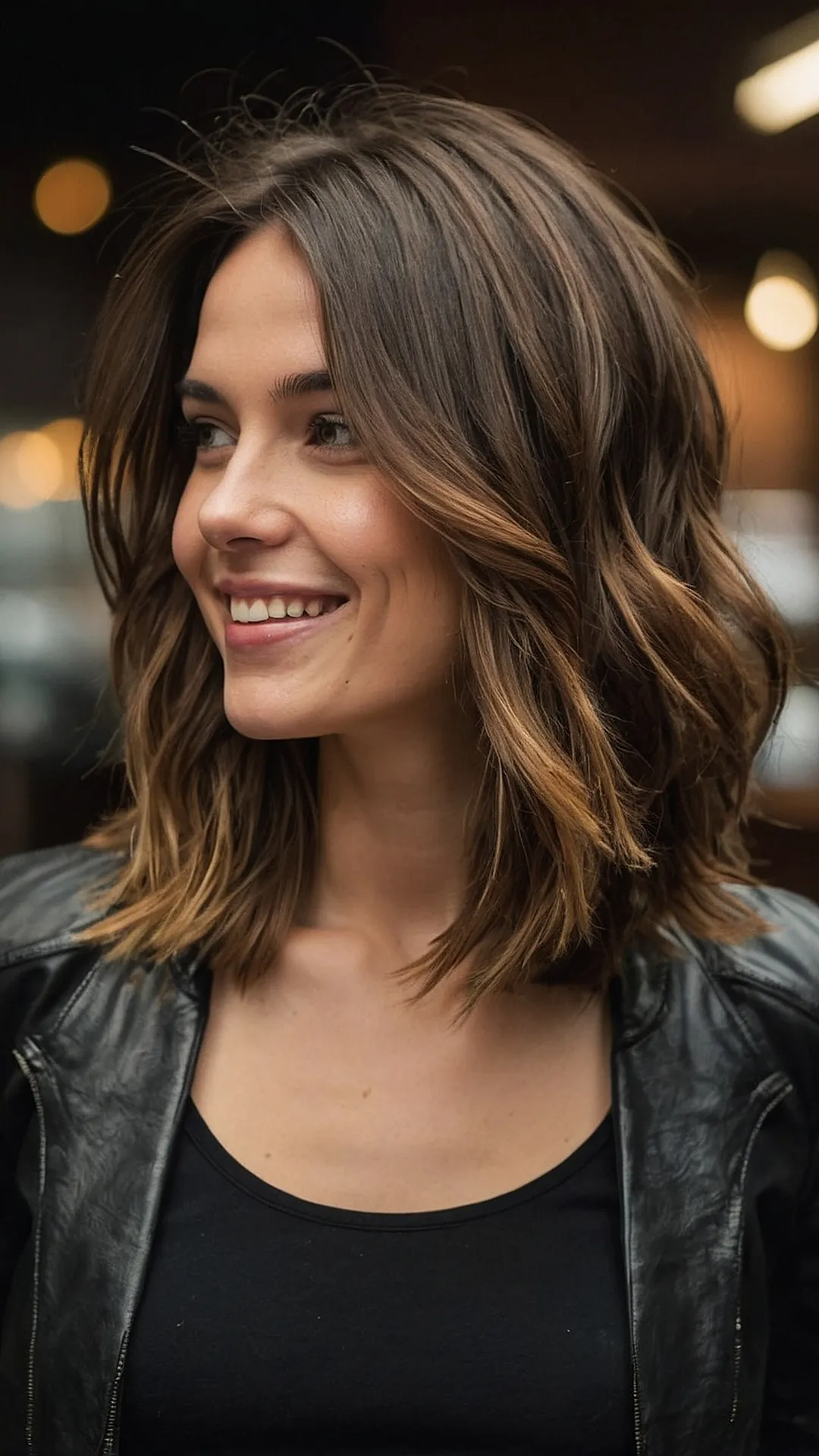 Shoulder Harmony: Layered Haircut Designs