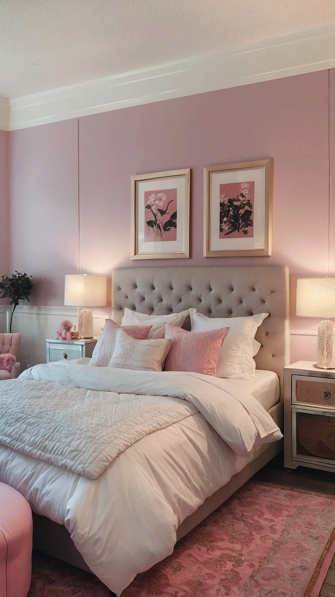 Minimalist Pink Bedroom Inspirations for Simple Elegance